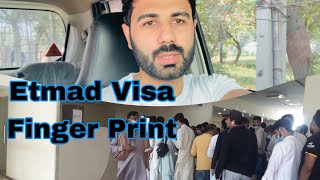 Etmad visa centre  Finger Print etmadvisacentre lahore fingerprint [upl. by Adnawat575]