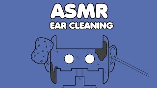 ASMR EAR CLEANING Animation 2d [upl. by Sonia]