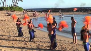 Hawaii Family Vacation Paradise Cove Luau  Part 10 of 11 [upl. by Norrab]