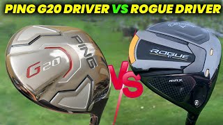 Ping G20 Driver vs Callaway Rogue Driver Review and Comparison [upl. by Ballou]