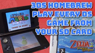 3DS Homebrew  How to play DS games on your 3DS [upl. by Sinaj]