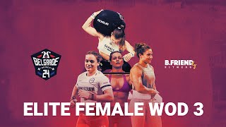 Belgrade Games ELITE FEMALE WOD 3 [upl. by Attenal]