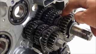 Motorcycle transmission DEMONSTRATION  EXPLANATION [upl. by Maidy964]