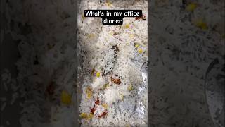 What’s in my office dinner series DAY6 food viral khatushyamji youtubeshorts youtube fun [upl. by Hernardo]