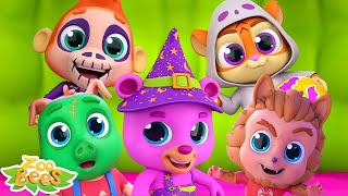 Learn to Count 5 with Cute Halloween Monsters amp More Spooky Cartoons for Kids [upl. by Asille253]