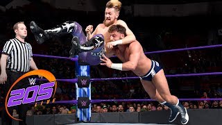 Mark Andrews vs Drew Gulak  Cruiserweight Title Tournament Quarterfinal WWE 205 Live Mar 6 2018 [upl. by Sethi]