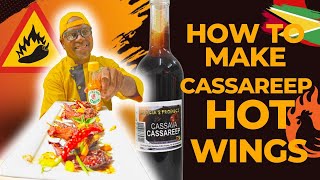 COOKING IN GUYANA  HOW TO MAKE GUYANESE CASSAREEP HOT WINGS [upl. by Christan468]