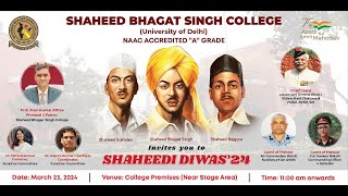 SHAHEEDI DIWAS 24  SHAHEED BHAGAT SINGH COLLEGE [upl. by Cyrus919]