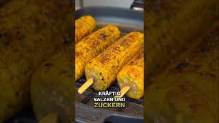 🌽🔥 Gegrillter Maiskolben mit genialem Topping I Indoor Grillen I BBQ I einfaches Rezept 🌽🔥 [upl. by Reema]