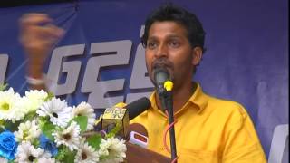 2015 08 08 Lunugamwehera Jana Raliya 1 Niroshan Premarathna Speech [upl. by Ikiv376]