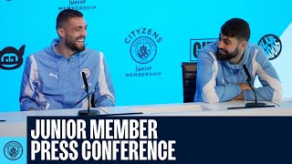 JUNIOR MEMBERS PRESS CONFERENCE  Kovacic and Gvardiol Answer Junior Members Questions [upl. by Ecinaj]