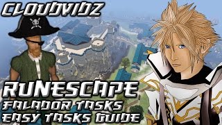 Runescape Falador Easy Tasks Guide HD [upl. by Sairtemed650]