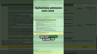 B Pharmacy admission 2024 shorts bpharma [upl. by Gleeson527]