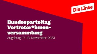 Europaparteitag 2 Tag 2 Teil 18 November 2023 [upl. by Emeric]