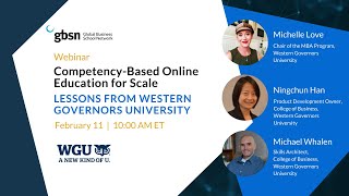 CompetencyBased Online Education for Scale Lessons from Western Governors University [upl. by Trebo848]