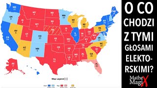 Wybory USA 2024 i Matematyka Podziału Głosów Elektorskich  MatheMagiX82 [upl. by Maurits]