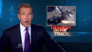 NBC Nightly News  Dan Wheldons fatal crash at Las Vegas Motor Speedway [upl. by Romeo246]