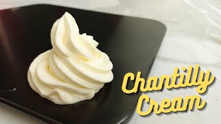 CHANTILLY CREAM  BAKING BASIC  Velly Pricilya [upl. by Ivie807]