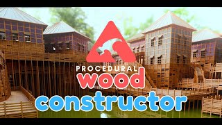 Procedural Wood Building for Blender [upl. by Yra178]