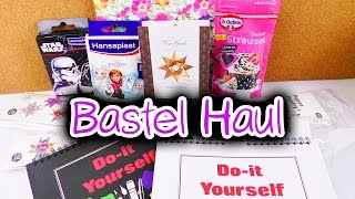 Weihnachts Bastel Haul 🎄Schöne Fröbelsterneamp DIY Kalender 2017 Frozen amp Star Wars Pflaster Lakritz [upl. by Ennaeiluj683]