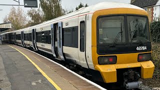 Southeastern Class 465184 Journey From Grove Park To Sundridge Park [upl. by Espy]