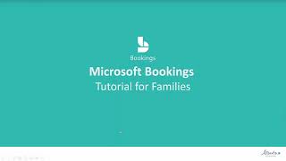 FSCD Family Support Services – MS Bookings Tutorial for Families [upl. by Arta]