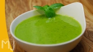 SALSA PESTO PARA NIÑOS MÁS LÍQUIDA SIN SAL NI AJO  Receta fácil y rápida [upl. by Kass]