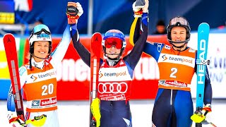 FIS Alpine Ski World Cup  Womens Slalom Run 2  Saalbach AUT  2024 [upl. by Enylhsa]