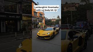 Lamborghini Aventador with 11 in india Evox Exhaust 🔊 [upl. by Ahselrak]