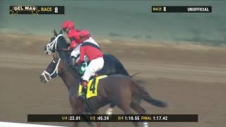 Leucothea wins the Desi Arnaz Stakes race 8 at Del Mar 111019 [upl. by Refotsirc402]