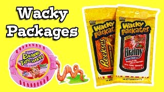 Official Wacky Packages Minis Series 2 Blind Bag Opening  PSToyReviews [upl. by Macguiness]