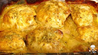 BAKED CHICKEN THIGHS IN MUSTARD SAUCE RECIPE [upl. by Behlau]