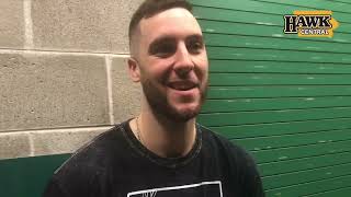 Connor McCaffery talks officiating last play in Iowa basketballs loss to Michigan State [upl. by Brindle927]