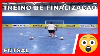 Futsal  Treino de finalização  Diagonal [upl. by Fair416]