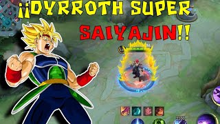 COMO HACER UN DYRROTH SUPER SAIYAJIN  MOBILE LEGENDS BANG BANG [upl. by Sondra393]