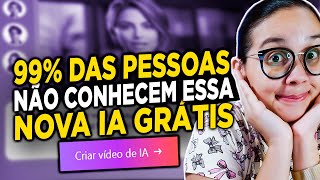 Nova Ferramenta de IA Grátis para Criar um Vídeo Super Rápido [upl. by Natka]