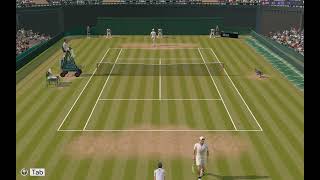 Full Ace Tennis Simulator Berrettini VS Sinner Wimbledon 24 [upl. by Rae]