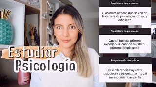 RESPONDO PREGUNTAS ACERCA DE LA CARRERA DE PSICOLOGÍA  Psicóloga Maria Paula [upl. by Ribble]