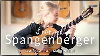 Leonora Spangenberger age 11  Full Classical Guitar Concert at Siccas Guitars  JS Bach Legnani [upl. by Shore]