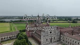 Certosa di Pavia  Giugno 2024  DJI Air 3 4K HDR [upl. by Akieluz923]