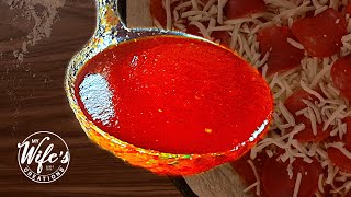 SALSA DE TOMATE PIZZA PARA TUS RECETAS DE COCINA  Recetas MWC [upl. by Llerrej]