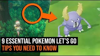 9 Essential Pokemon Lets Go Tips [upl. by Nawad744]