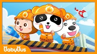 ❤ Little Firefighter Song  Nursery Rhymes  Kids Songs  Toddler Songs  Baby Cartoon  BabyBus [upl. by Anovad]