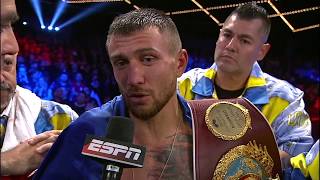 Vasyl Lomachenko defeats Guillermo Rigondeaux by TKO  ESPN [upl. by Beckie]