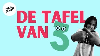 Tafels oefenen met MAAL JE MEE  de tafel van 3 [upl. by Kristofor]