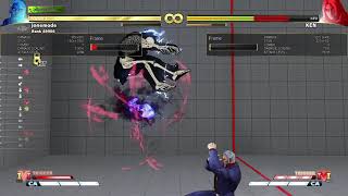 SFV  Urien falling opponent aegis mixup [upl. by Ehrlich331]