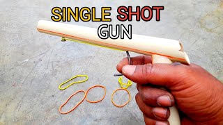 Single Rubber Band Gan PVC Pipe Se Banane ka Tarika  DIY Tutorial [upl. by Janelle351]