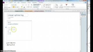 Lineær optimering 1 [upl. by Fauch]