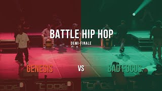 BATTLE HIP HOP Demifinale  GENESIS vs BAD FOCUS  The CODE 2023 [upl. by Assir]