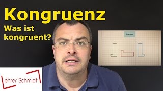 Kongruenz  Was ist kongruent  Mathematik  Lehrerschmidt [upl. by Stalder]